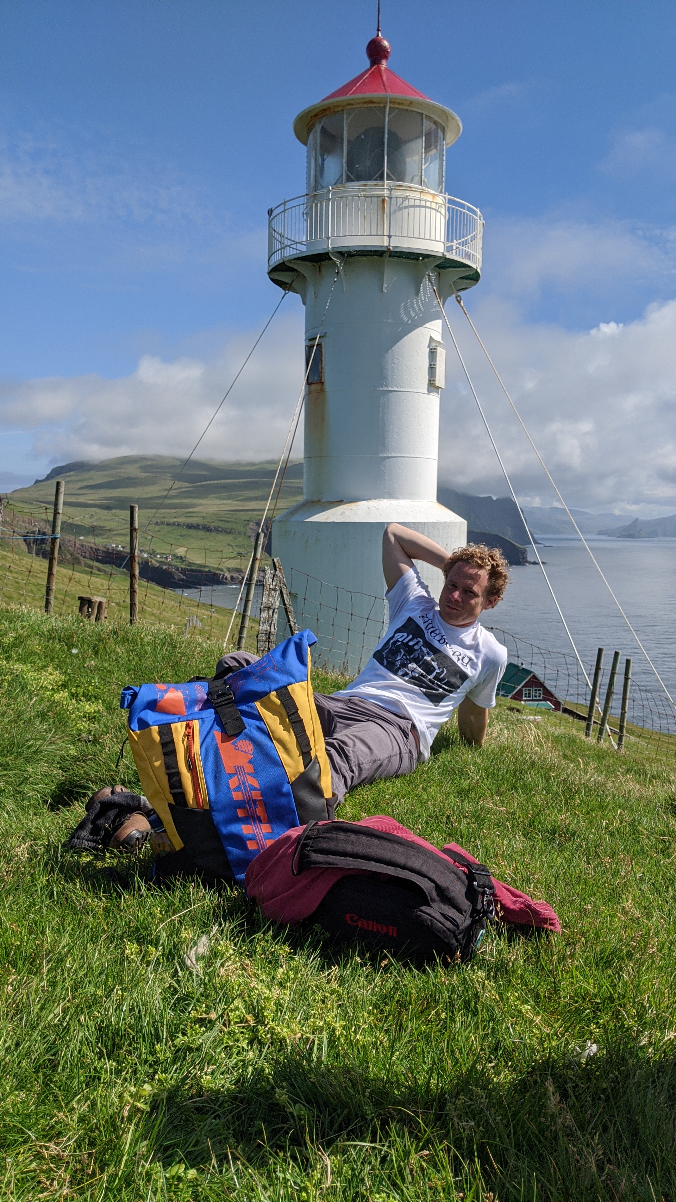 Ben with
        lighthouse