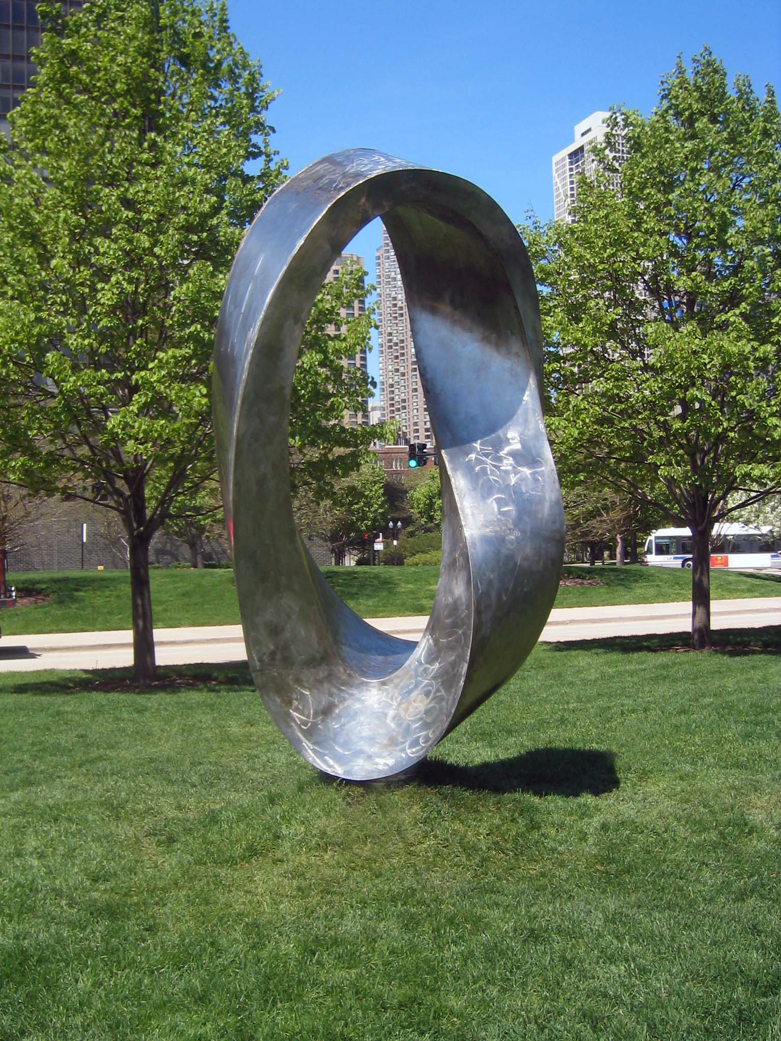 Mobius band sculpture