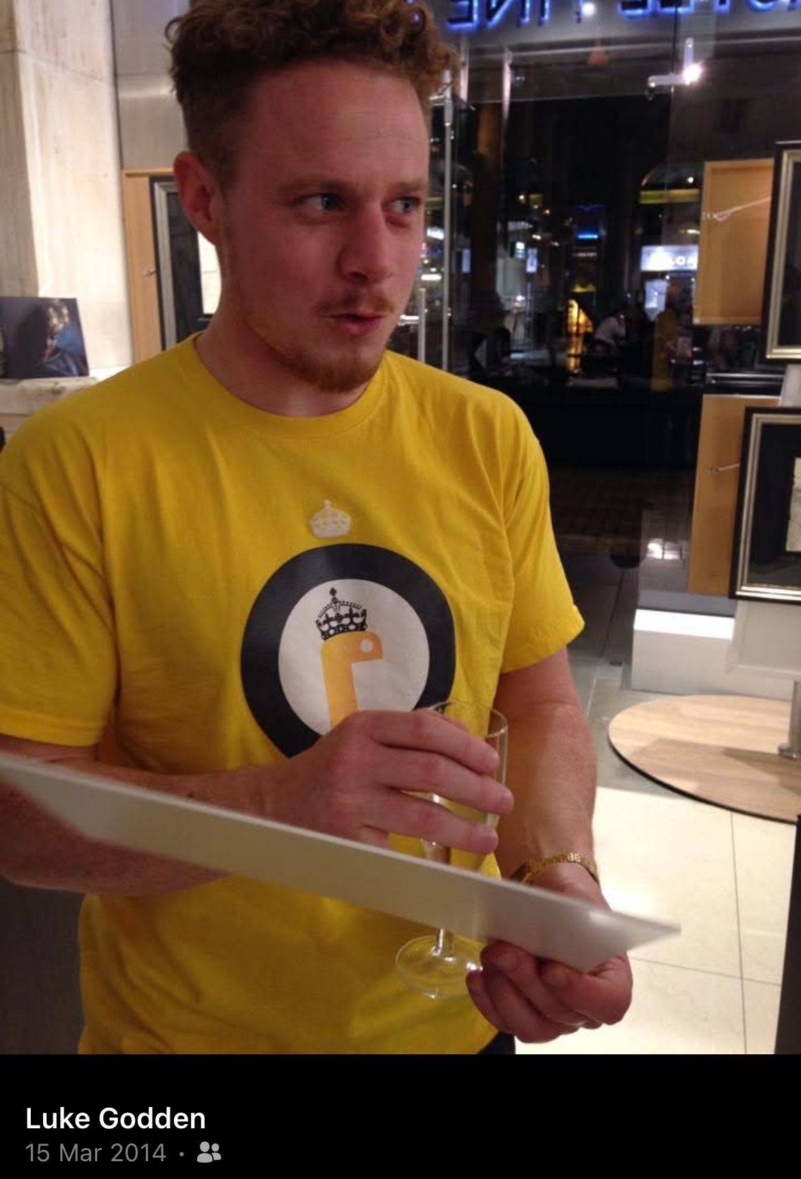 Ben in yellow t-shirt