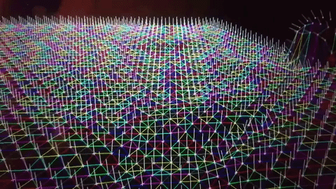 Generated hexagon mesh deformation